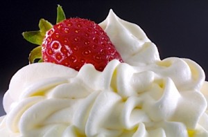 Popularly enjoyed whipped cream